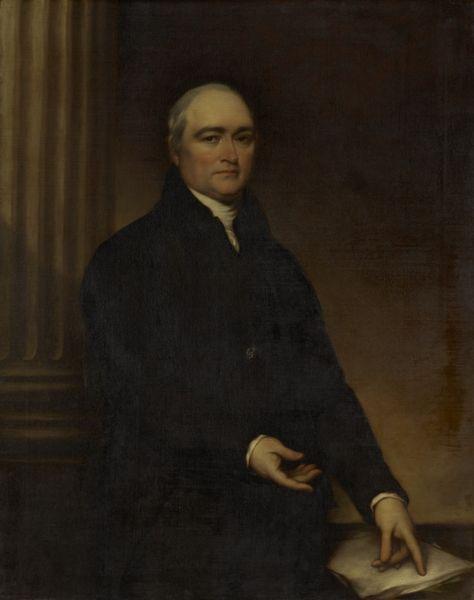 John Trumbull Portait of Timothy Dwight IV oil painting image